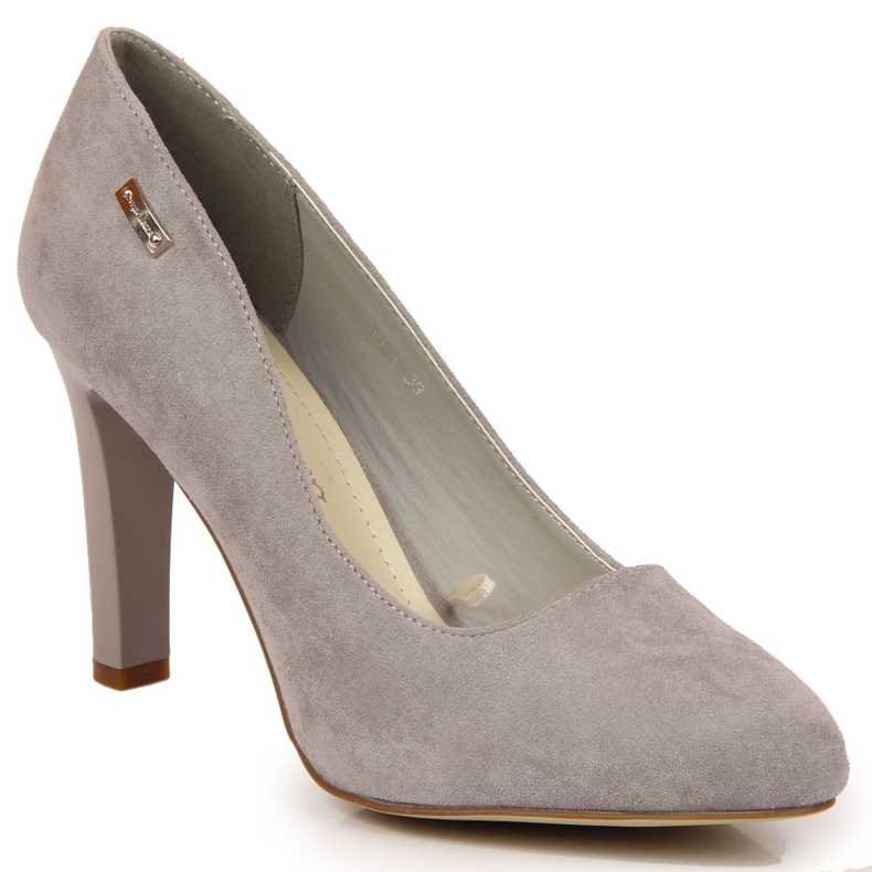 Pumput harmaalla Sergio Leonen mokkanahkapilarilla