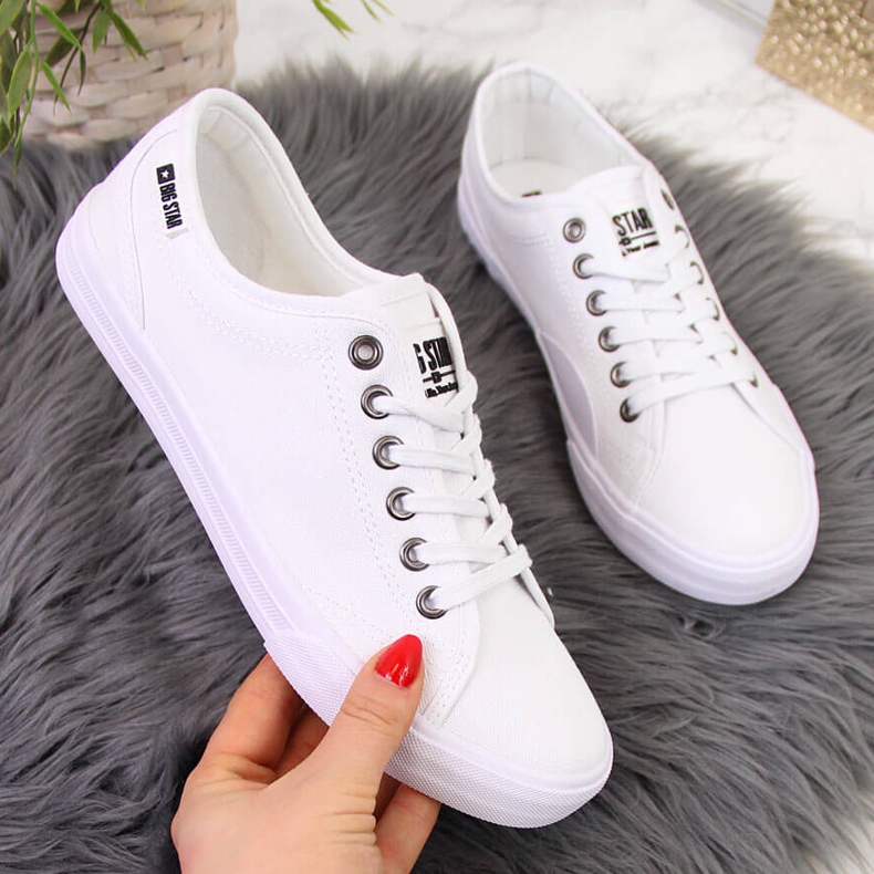 Valkoiset lenkkarit Big Star W274835 valkoinen