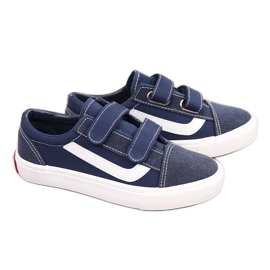 Atletico tummansiniset lasten velcro-lenkkarit sininen