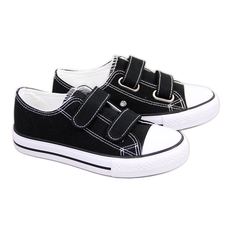 Mustat Atleticon mustat tarranauhalliset lasten tennarit