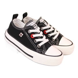 Lasten lenkkarit matalat mustat Big Star HH374090 valkoinen