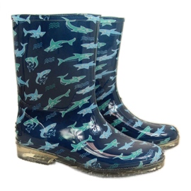 T.Sokolski T. Sokolskin poikien kalossit laivastonsinisillä hailla sininen