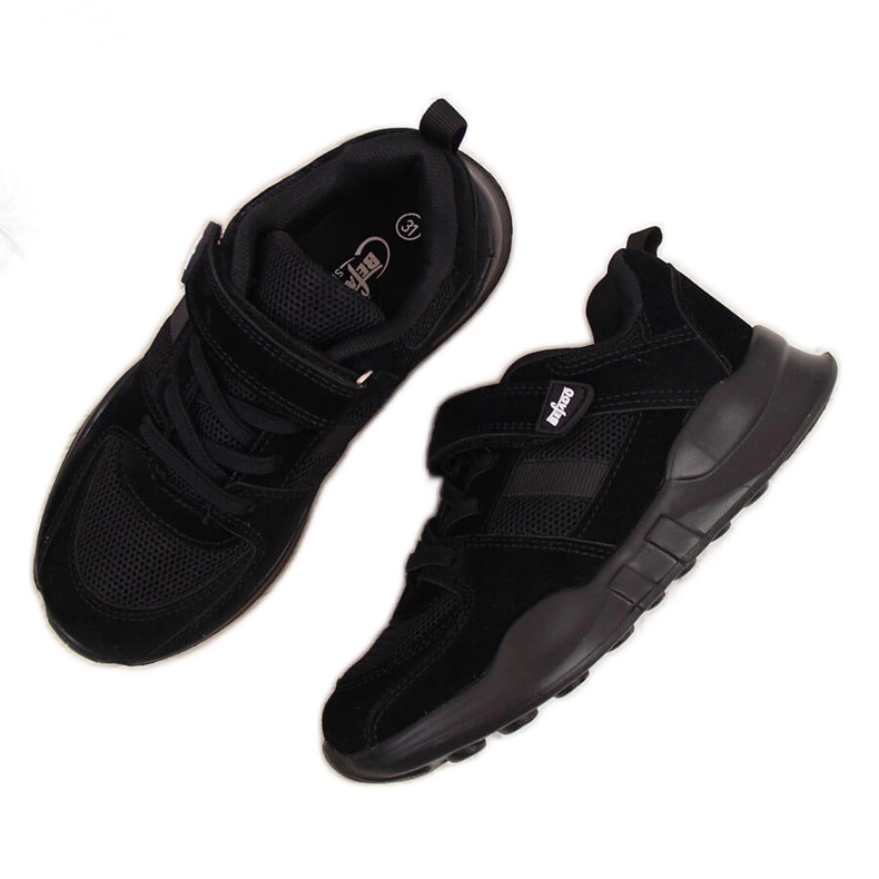 Mustat Befado tarranauhalliset lasten urheilukengät