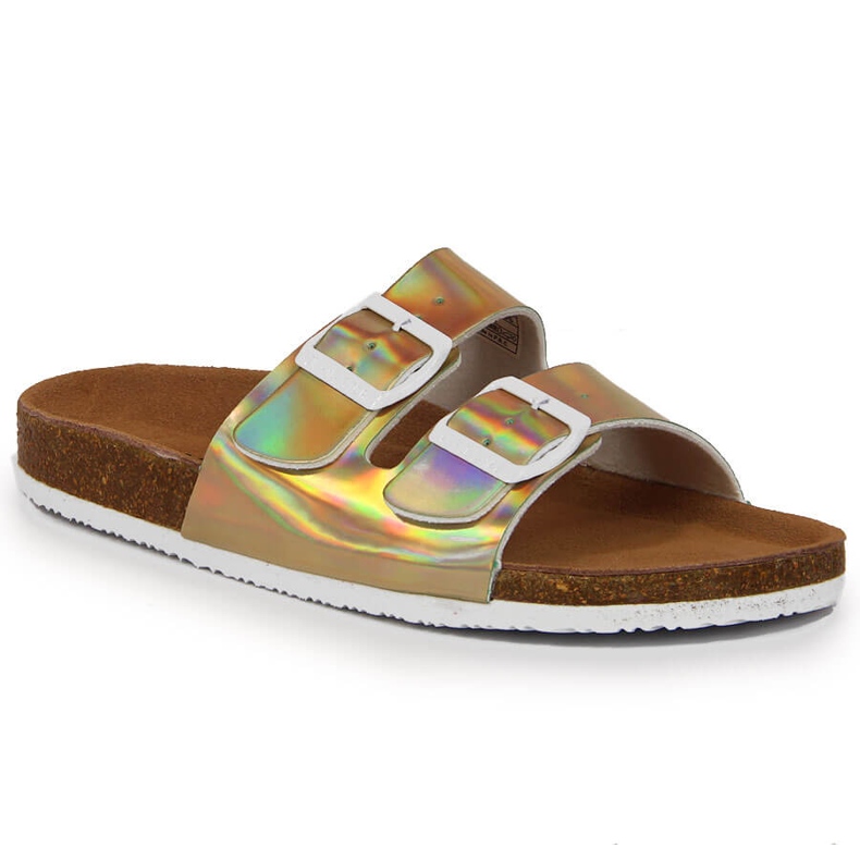 Naisten kultaiset soljelliset tossut Big Star HH274896 kultainen