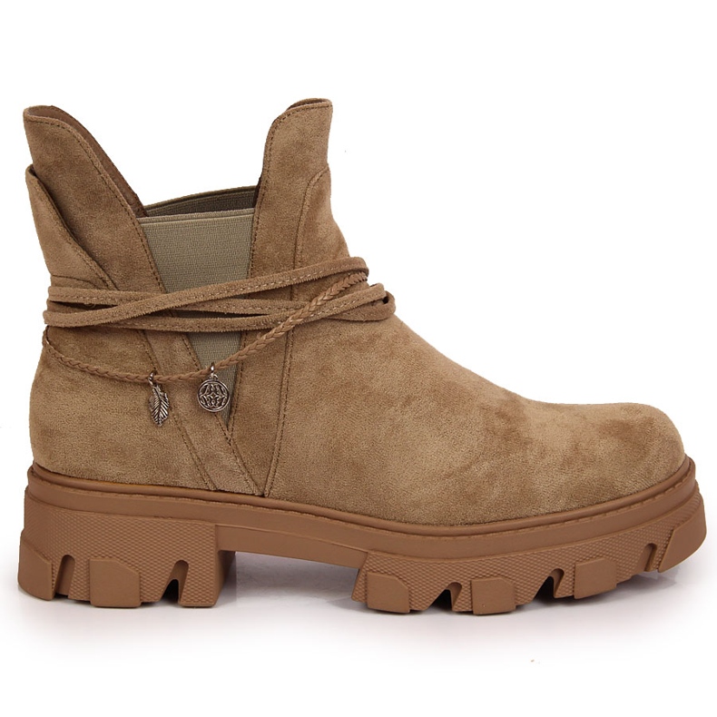 Naisten mustat Jodhpur-saappaat, beige, Filippo