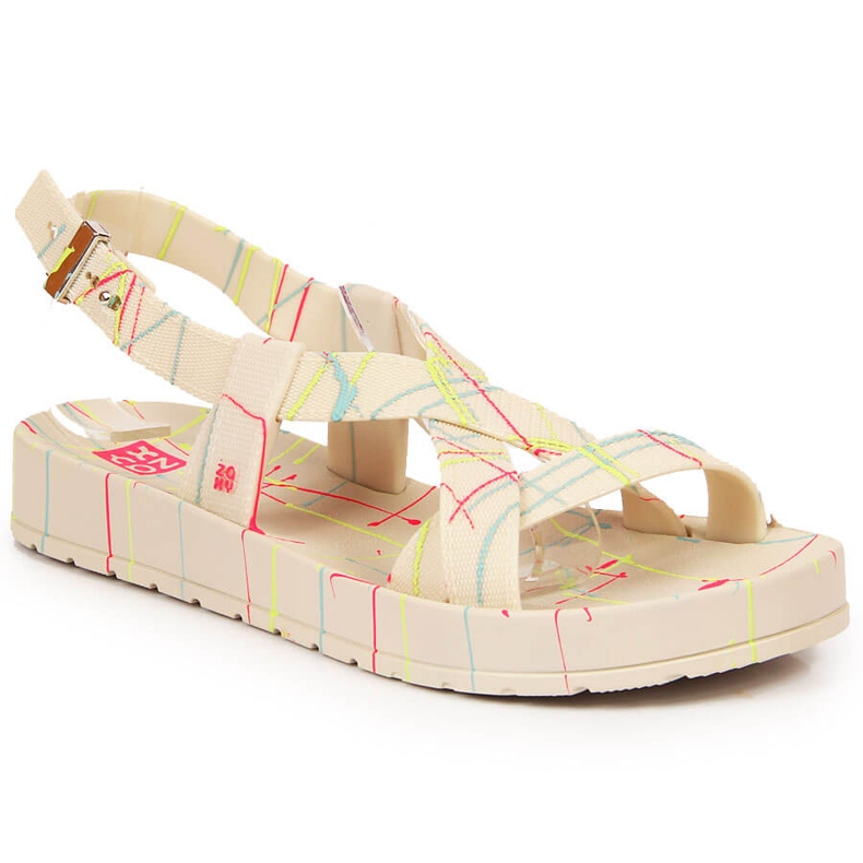 Naisten kumisandaalit, joissa tuoksuva Zaxy HH285264 beige