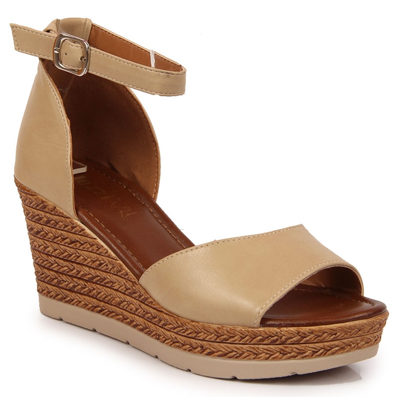 Naisten beige-sandaalit Jezzillä