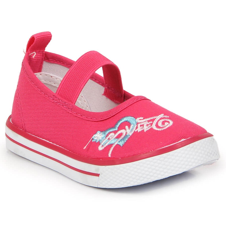 Tyttöjen ballerinat joustavalla pinkillä Atleticolla vaaleanpunainen