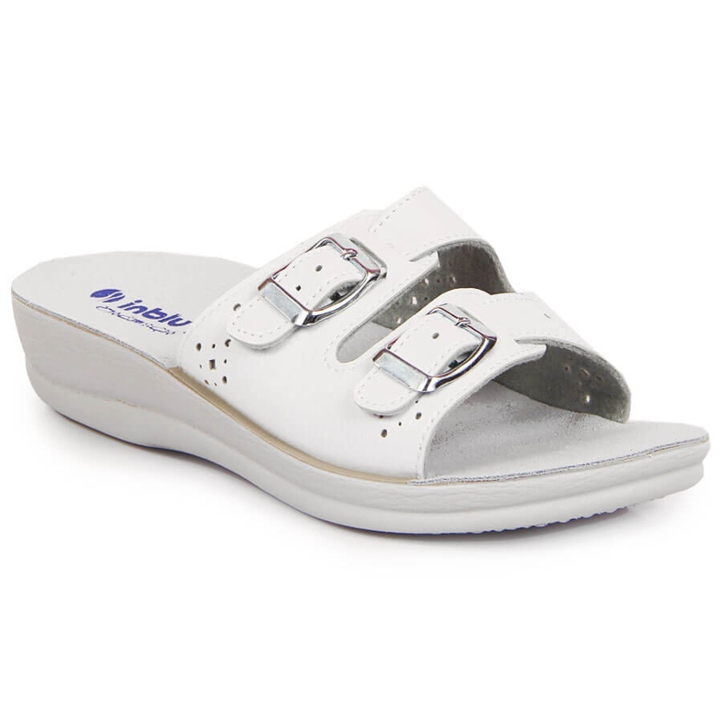 Naisten valkoiset Inblu-hygieniatossut valkoinen