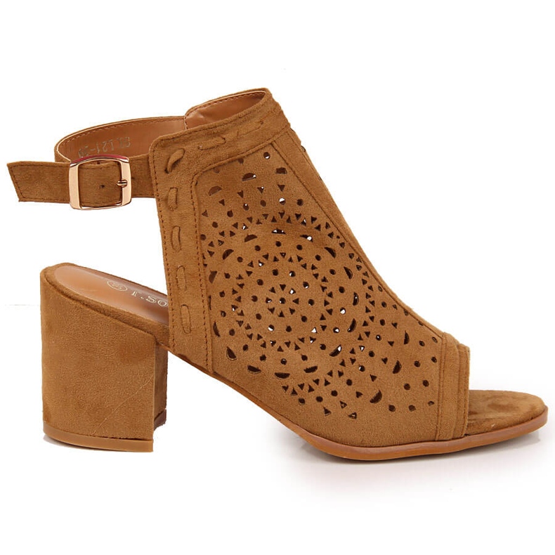 T.Sokolski Naisten sandaalit, jotka on rakennettu harjakattoisella kamelilla T. Sokolski ruskea