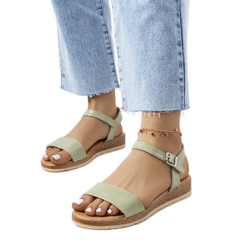 Speier vihreät naisten sandaalit