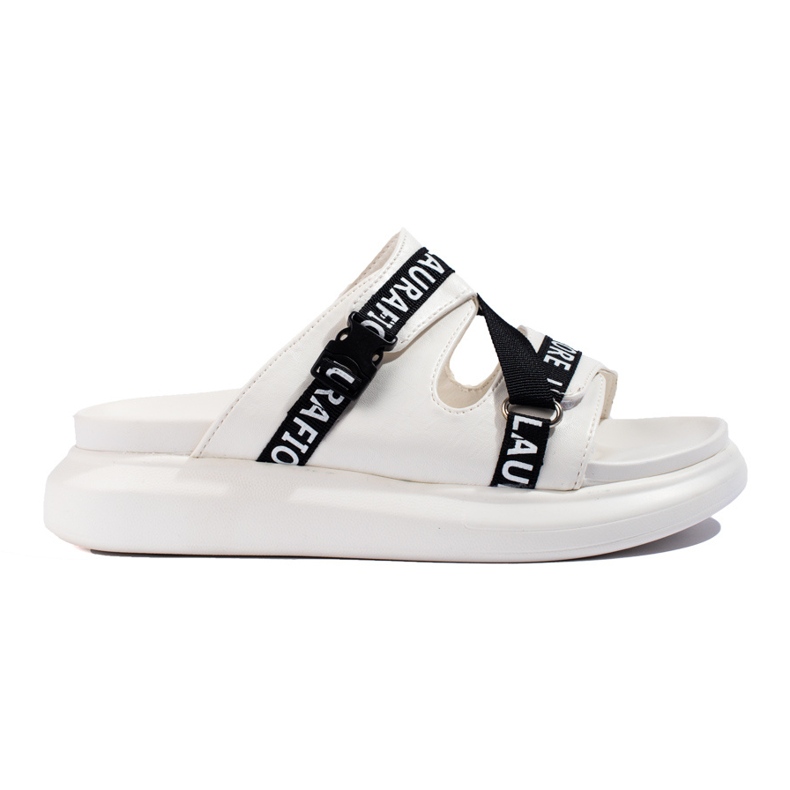 Mukavat LA.FI valkoiset tossut valkoinen