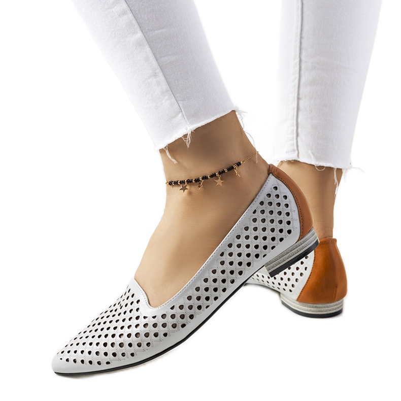 Harmaa Jarrett harjakattoiset balerinat