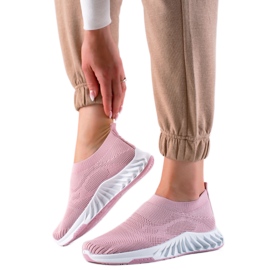 J. Star Muodikkaat vaaleanpunaiset lenkkarit vaaleanpunainen