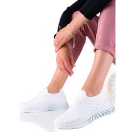 J. Star Liukastettavat urheilukengät valkoinen