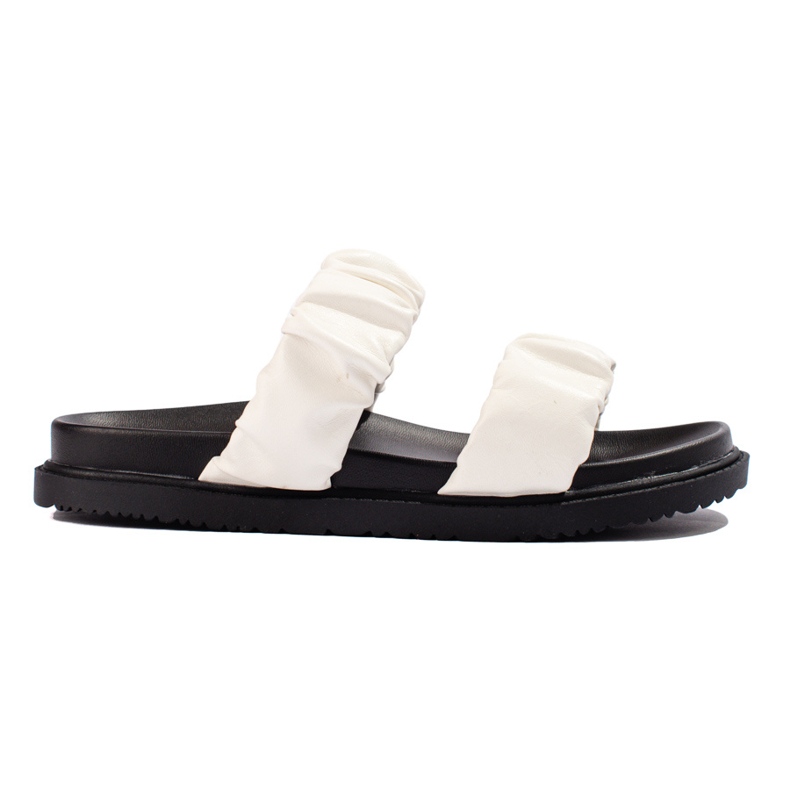 J. Star Valkoiset raidalliset tossut valkoinen