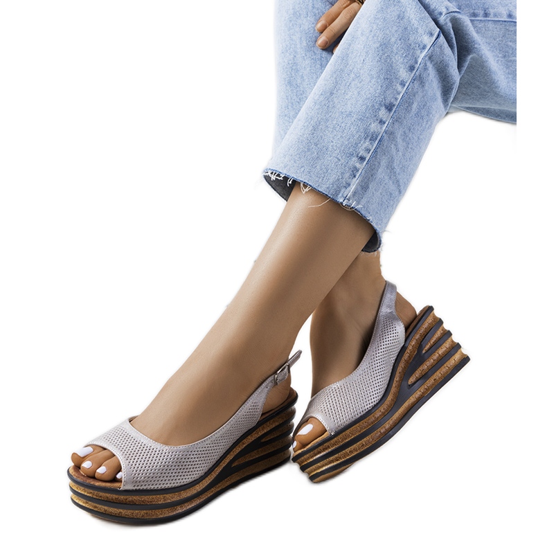 Beiget espadrillit Alton-kiilassa hopea