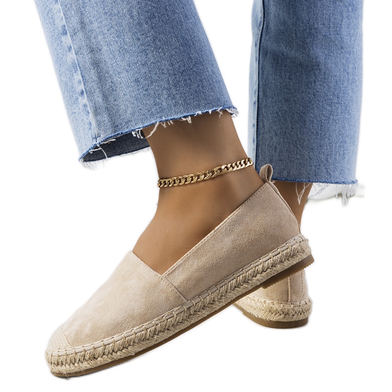 Beige Mathea naisten espadrillit