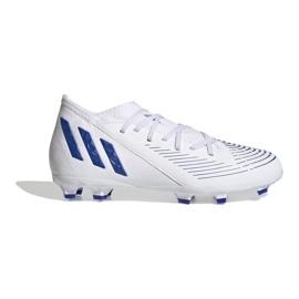 Adidas Predator Edge.3 Fg Jr GX5211 jalkapallokengät valkoinen valkoinen