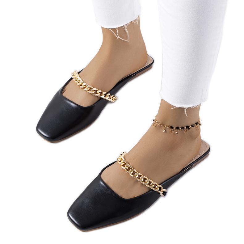 Barasin mustat tyylikkäät tossut