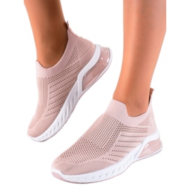 DK Mukavat Slip-On urheilukengät vaaleanpunainen