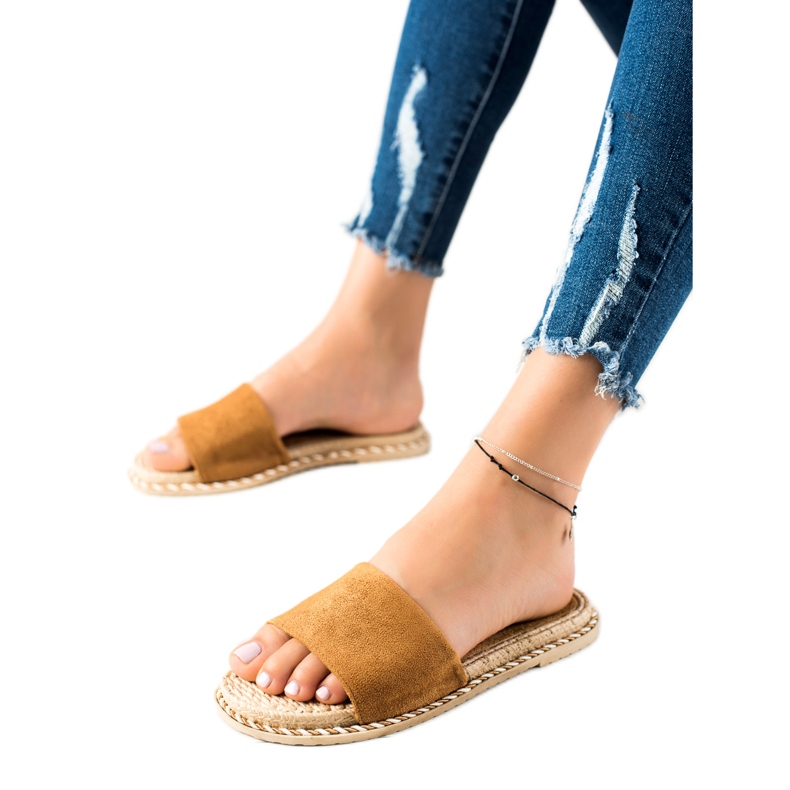 Cm Paris Rennot beigenväriset tossut ruskea