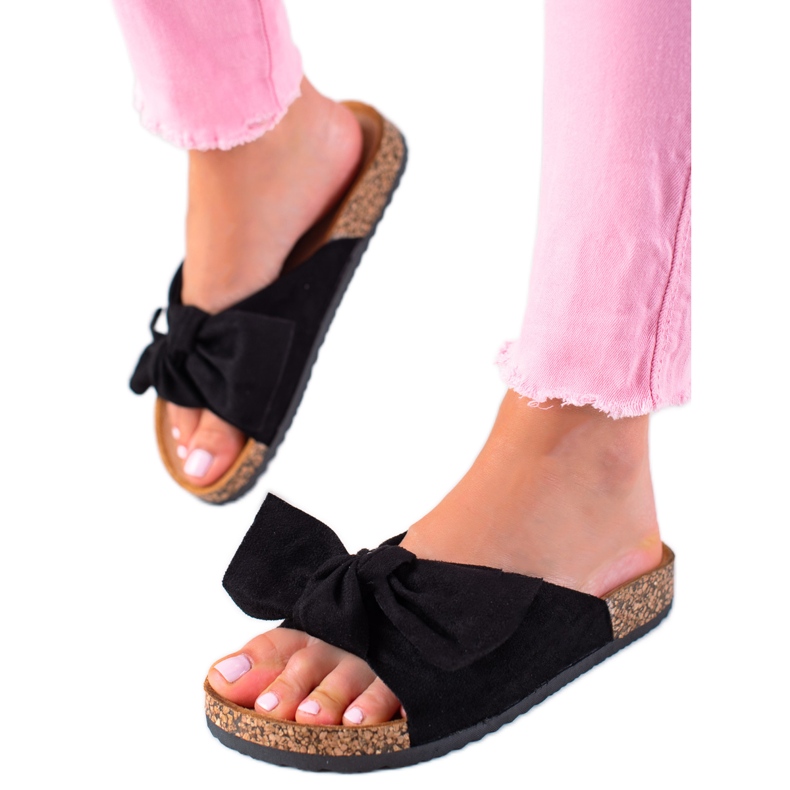 Mukavat tyylikkäät tossut musta