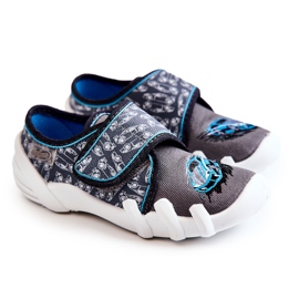 BEFADO S.A. Tossut Befado Velcro Car 273X339 Harmaa-sininen