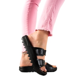 Seastar Mukavat varvastossut musta