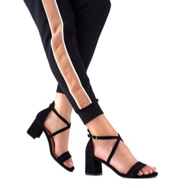 Seastar Mustat korkokengät sandaalit