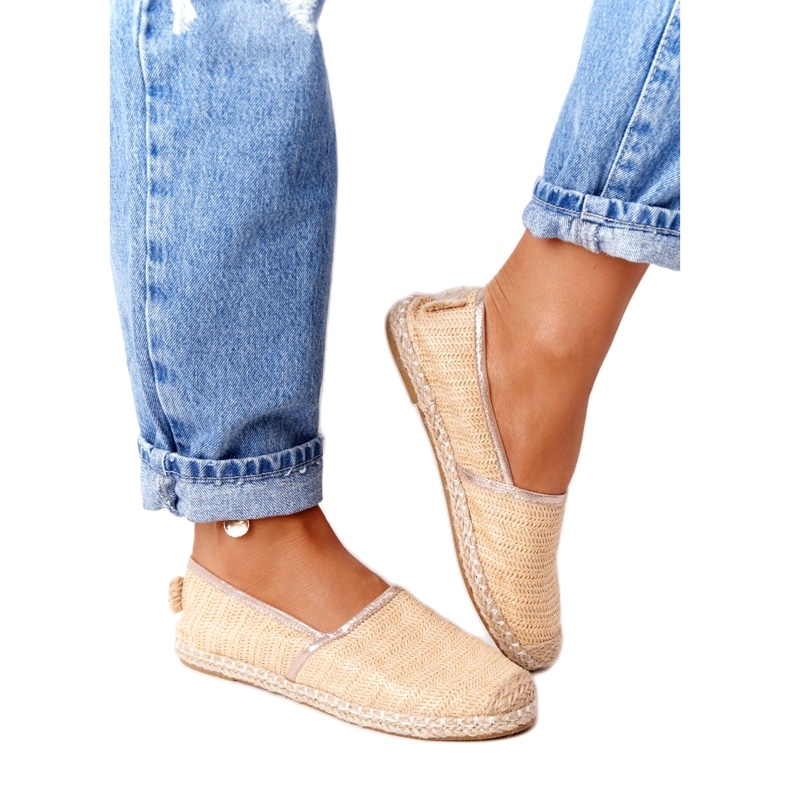 Espadrillot olkipohjassa Lu Boo Beige