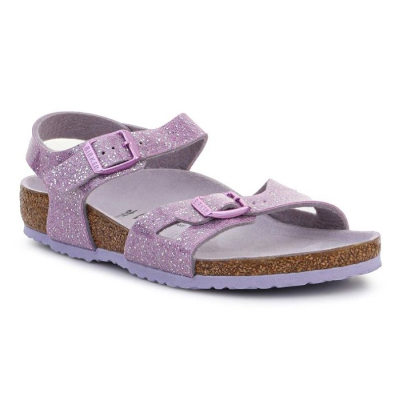 Birkenstock Rio Kids 1022169 Cosmic Sparkle Lavender sandaalit violetti