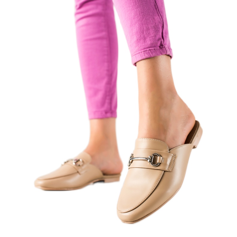 SHELOVET Beiget tossut mokasiinit