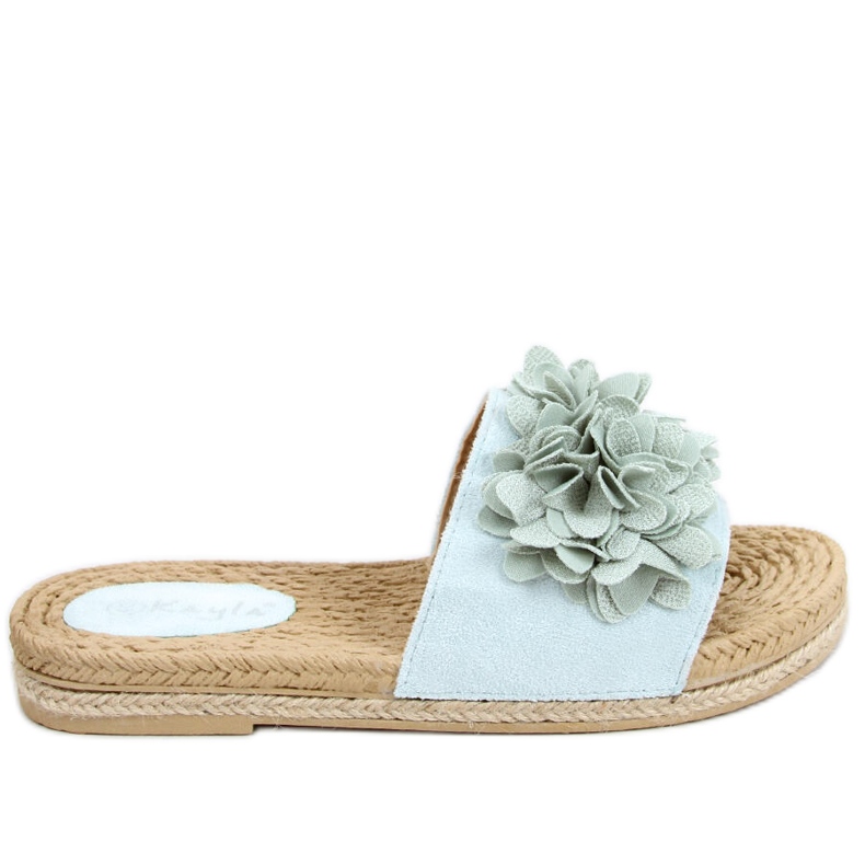 Kukkajuhla Primrose Green -tossut vihreä