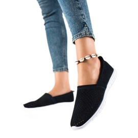 DK Avoimet nahkatossut tummansininen