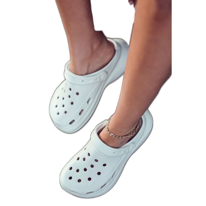 FS1 Naisten Crooks' Foam Tossut White Coline valkoinen