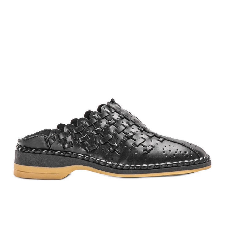 Breno mustat harjakattoiset tossut