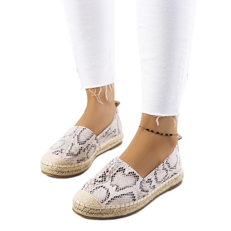 Cergy naisten beige-espadrillit ruskea