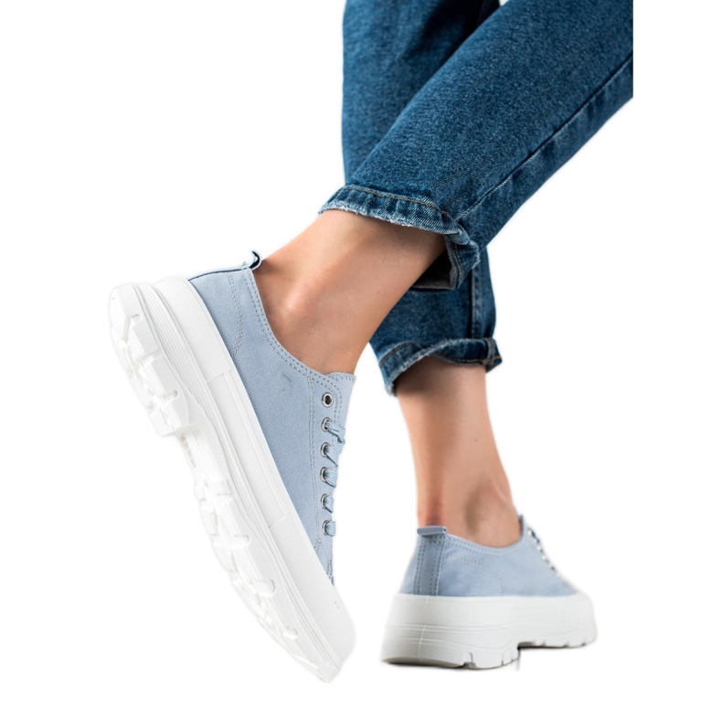 SHELOVET Siniset tennarit alustalla sininen