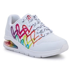 Skechers Uno 2 -kengät - Floating Love 155521-WHT valkoinen