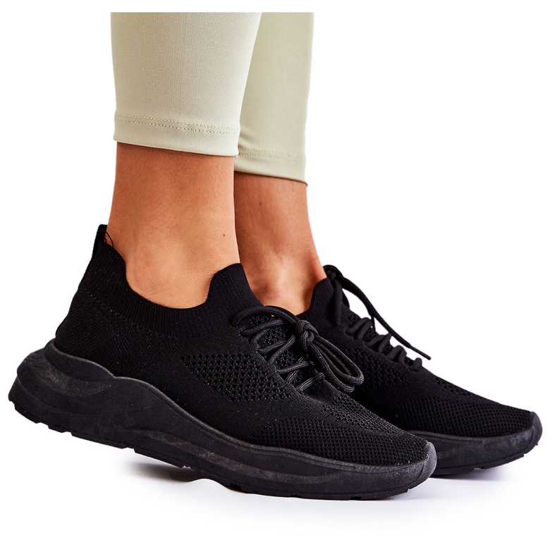 FK2 Naisten urheilukengät, Slip-on Black Livia musta