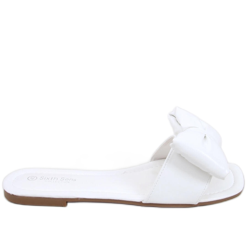 Mili White -tossut rusetilla valkoinen