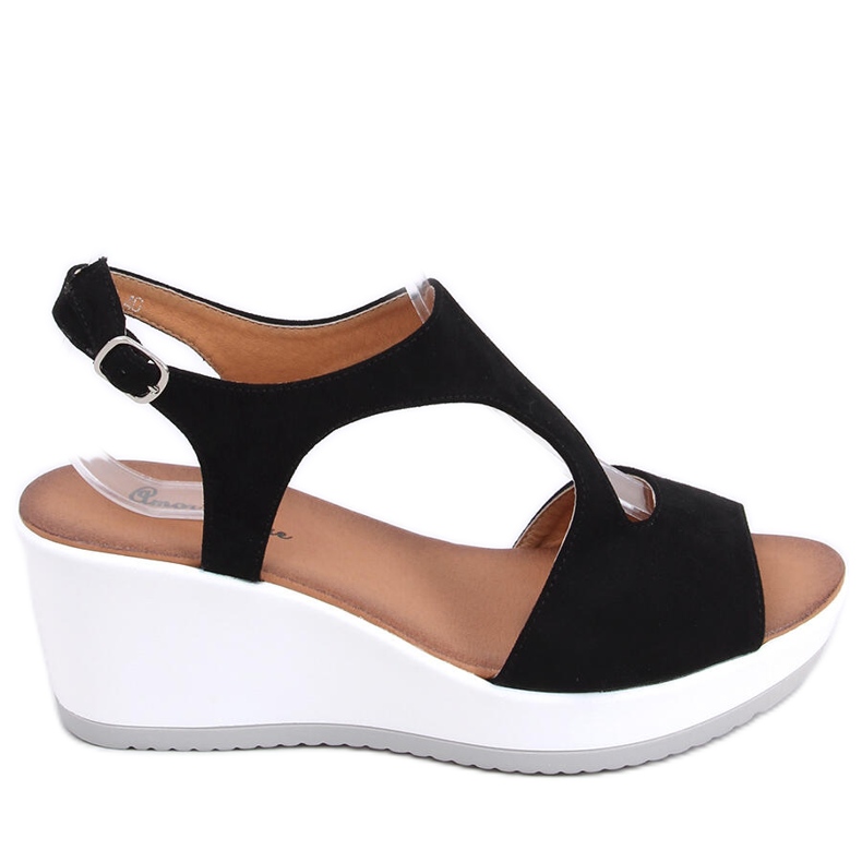Patty Black wedge sandaalit musta