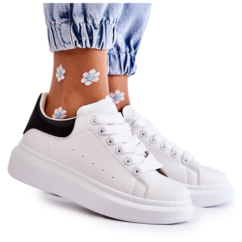 FS3 Naisten urheilukengät alustalla mustavalkoinen Eliso