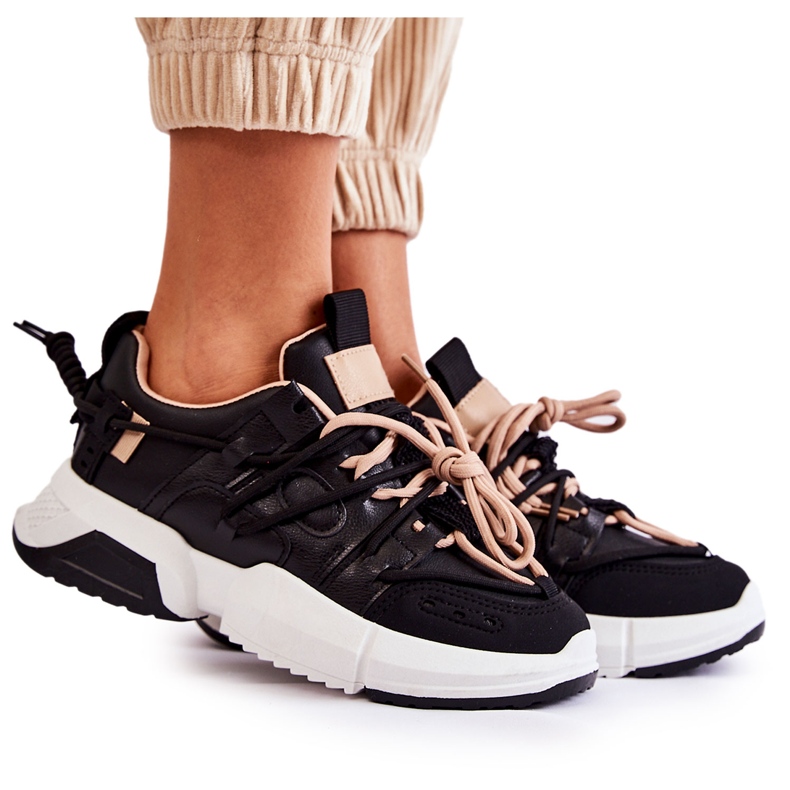 PM2 Naisten tennarit, urheilukengät, mustat joskus