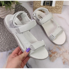 American Club W AM896B harmaat tarranauhasandaalit