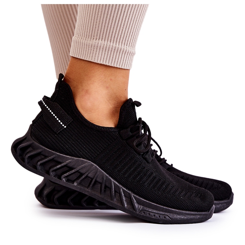 FM1 Naisten urheilukengät, mustat Lenney