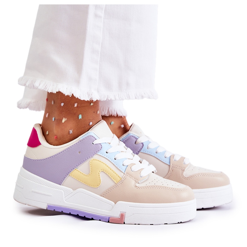 PS1 Naisten urheilukengät beige Francis monivärinen