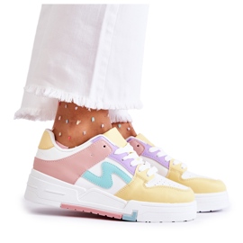 PS1 Naisten urheilukengät, valkoinen ja keltainen Francis monivärinen PS1 Naisten urheilukengät, valkoinen ja keltainen Francis monivärinen