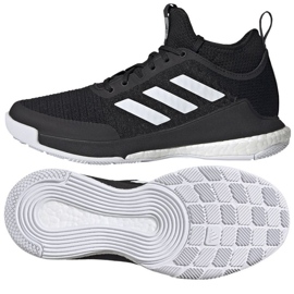 Adidas CrazyFlight Mid W FX1791 lentopallokengät musta musta